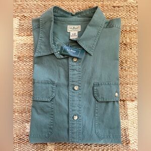 L.L. Bean Juniper Canvas Shirt